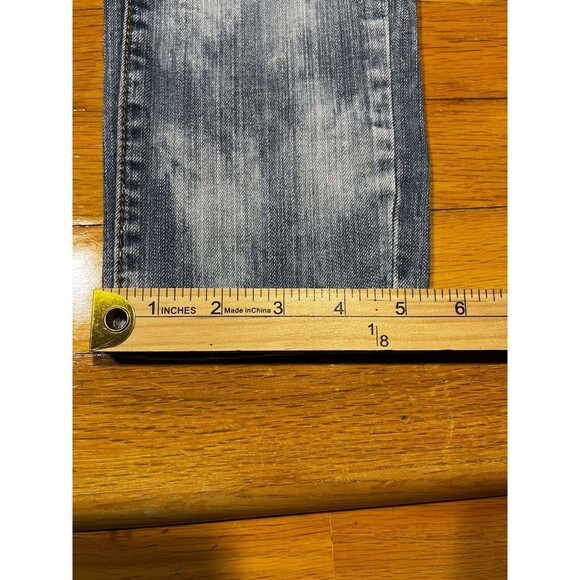 Decree Jeans Women's 3 Super Skinny Blue Low Rise Stretch Denim Festival Casual - Picture 9 of 9